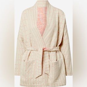 NEW Nike Yoga Therma-FIT Luxe Women's Jacquard Wrap Top Size XL